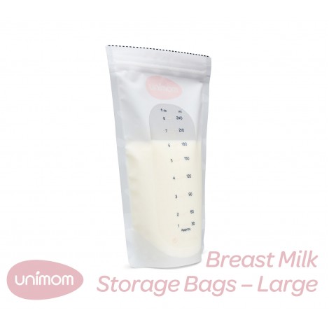 Unimom Breast Milk Storage Bags Large 240ml  50 or 100 / box 