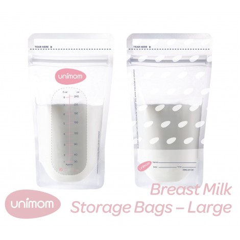 Unimom Breast Milk Storage Bags Large 240ml  50 or 100 / box 