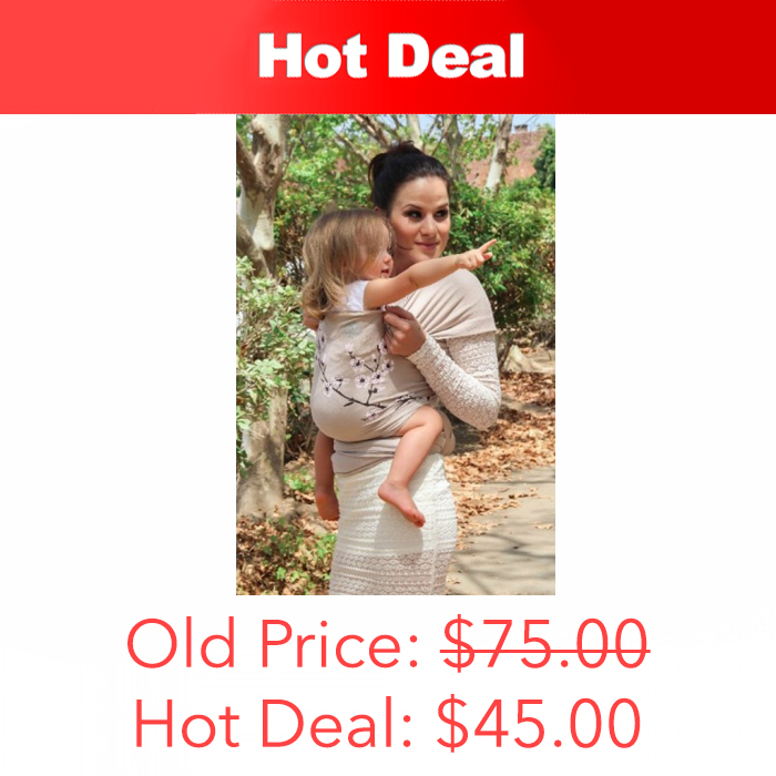 moby wrap almond blossom