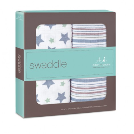 Aden + Anais Prince Charming - Classic Swaddles (2 Pack)