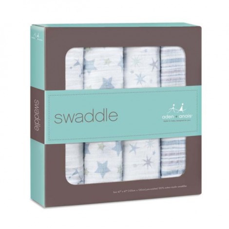 Aden + Anais Prince Charming - Classic Swaddles (4 Pack)
