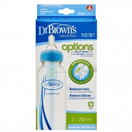 Dr Brown's Natural Flow Options 250ml Bottles (Pack of 2) 