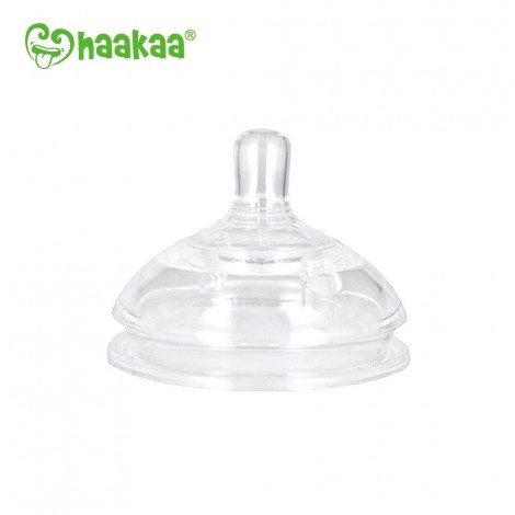 Haakaa Generation 3 Silicone Bottle Anti-Colic Nipple PK2 (Small/Medium/Large)