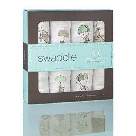 Aden + Anais Up, Up & Away - Classic Swaddles (4 Pack)
