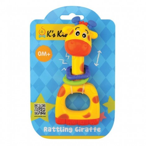 K’s Kids – Rattling Giraffe - From Birth