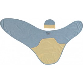Merino Kids - Cocooi Babywrap Set - Blue/Yellow