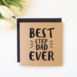 Step Dad - For Dads Card